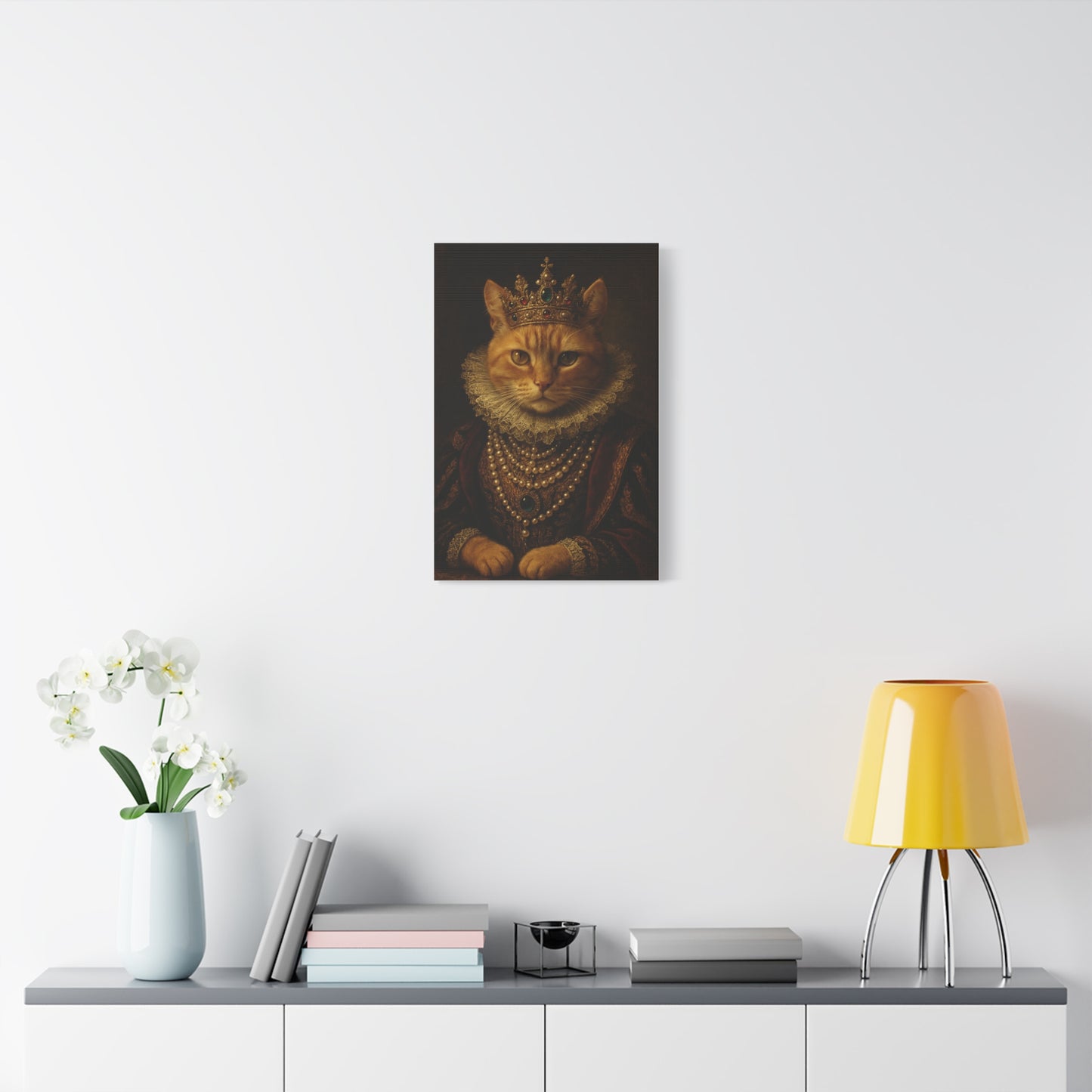 The Royal Pawtrait – Custom Pet Canvas, Stretched, 1.25"