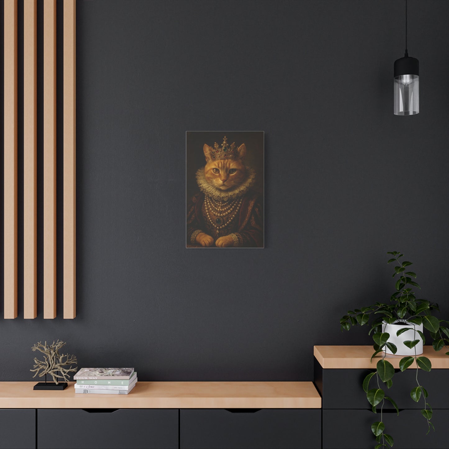The Royal Pawtrait – Custom Pet Canvas, Stretched, 1.25"