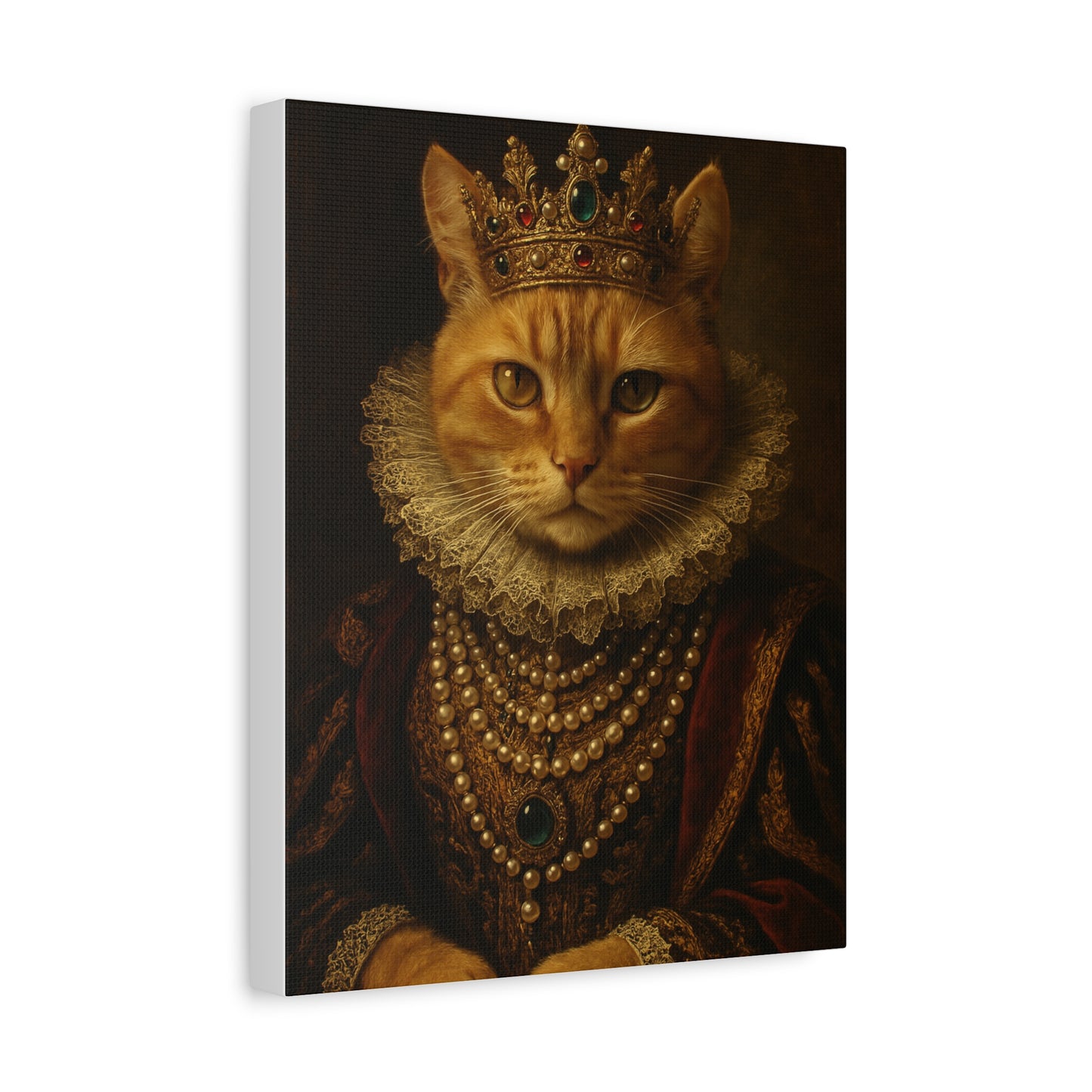 The Royal Pawtrait – Custom Pet Canvas, Stretched, 1.25"