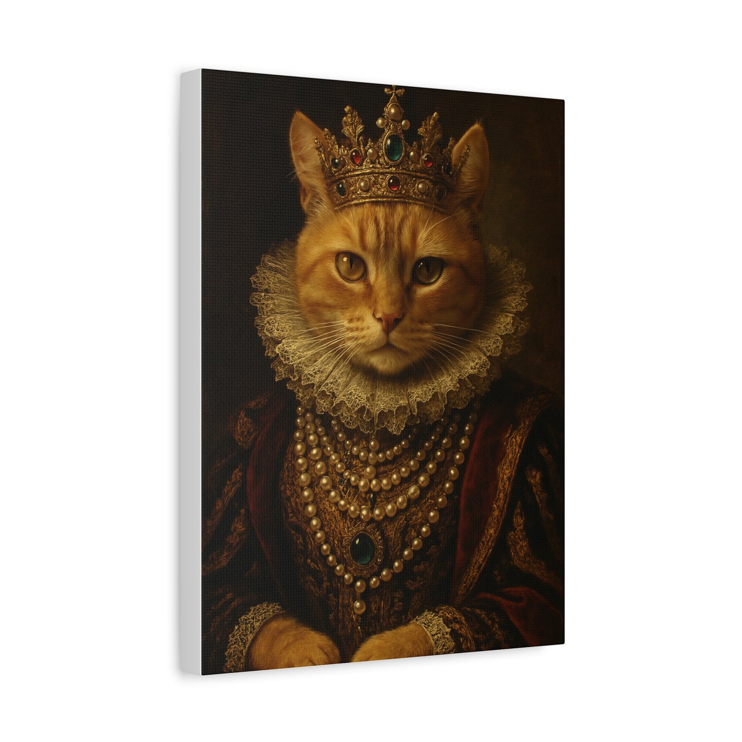 The Royal Pawtrait – Custom Pet Canvas, Stretched, 1.25"