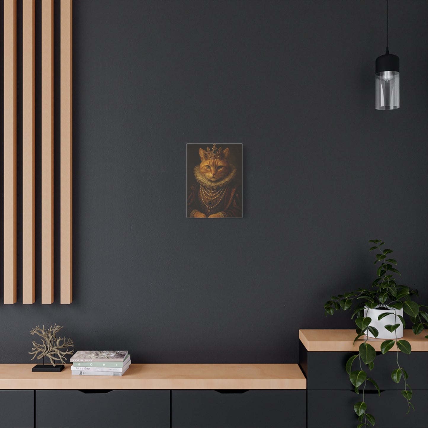 The Royal Pawtrait – Custom Pet Canvas, Stretched, 1.25"