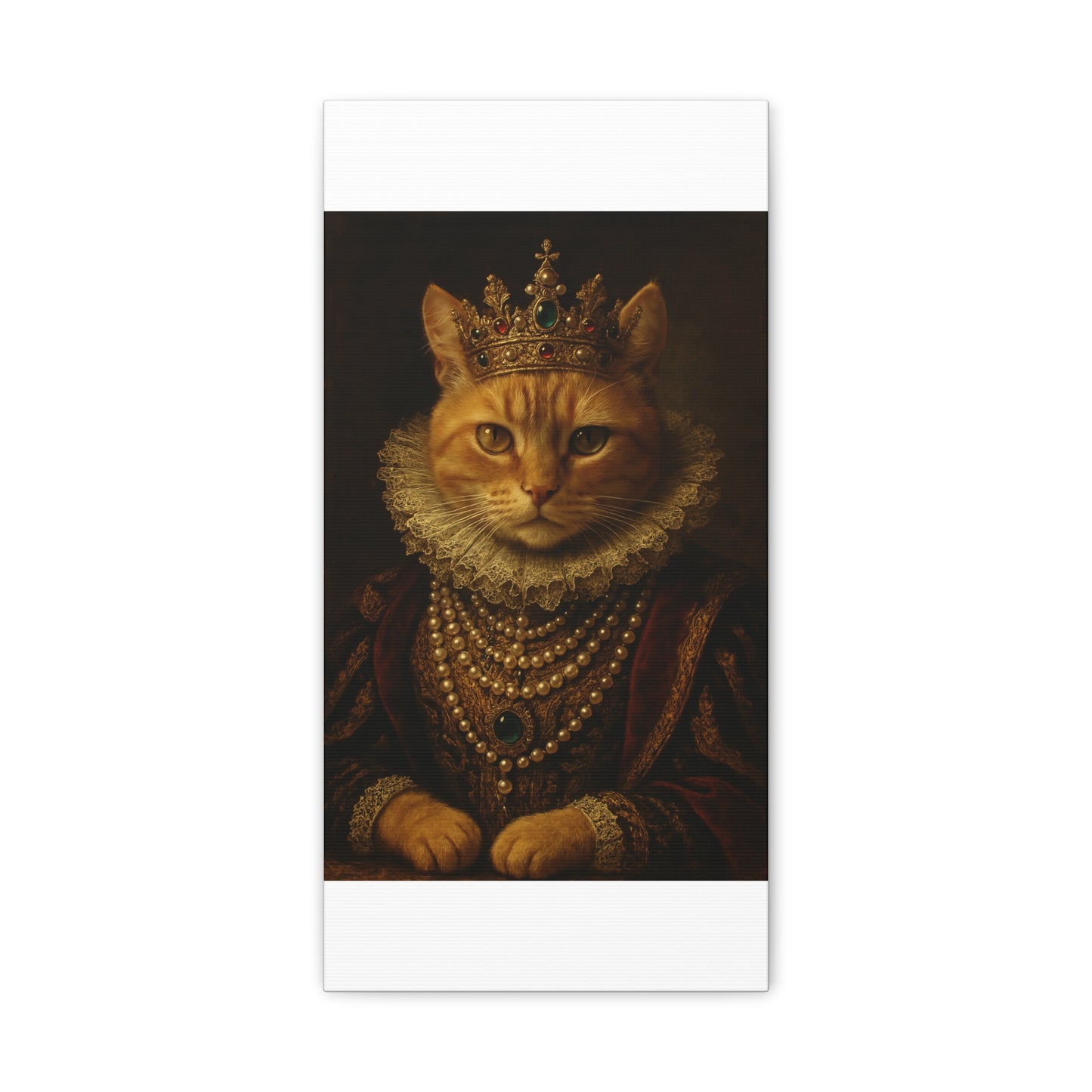 The Royal Pawtrait – Custom Pet Canvas, Stretched, 1.25"