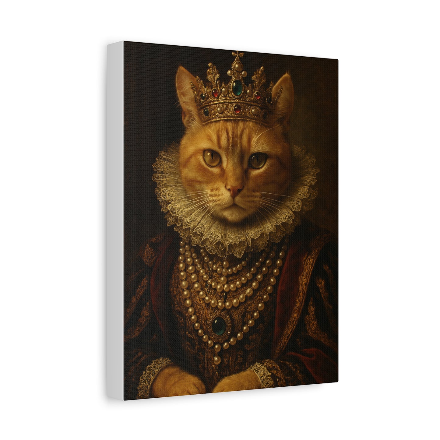 The Royal Pawtrait – Custom Pet Canvas, Stretched, 1.25"
