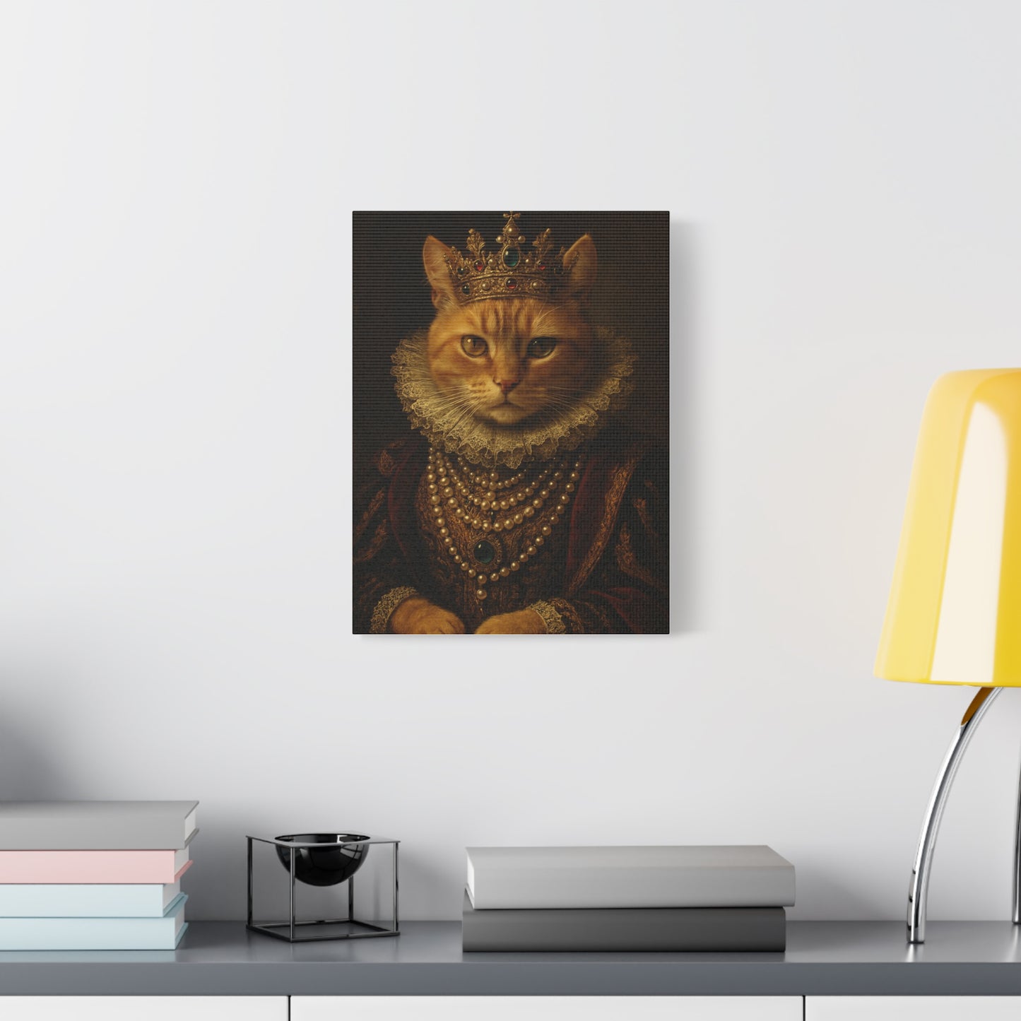 The Royal Pawtrait – Custom Pet Canvas, Stretched, 1.25"