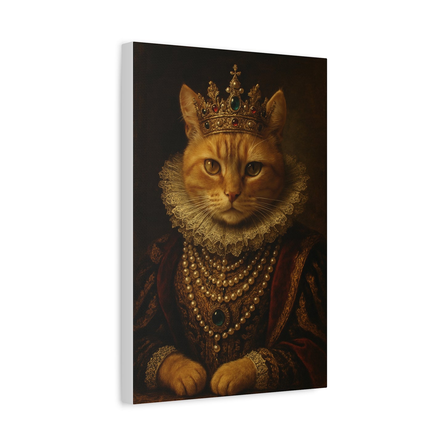The Royal Pawtrait – Custom Pet Canvas, Stretched, 1.25"