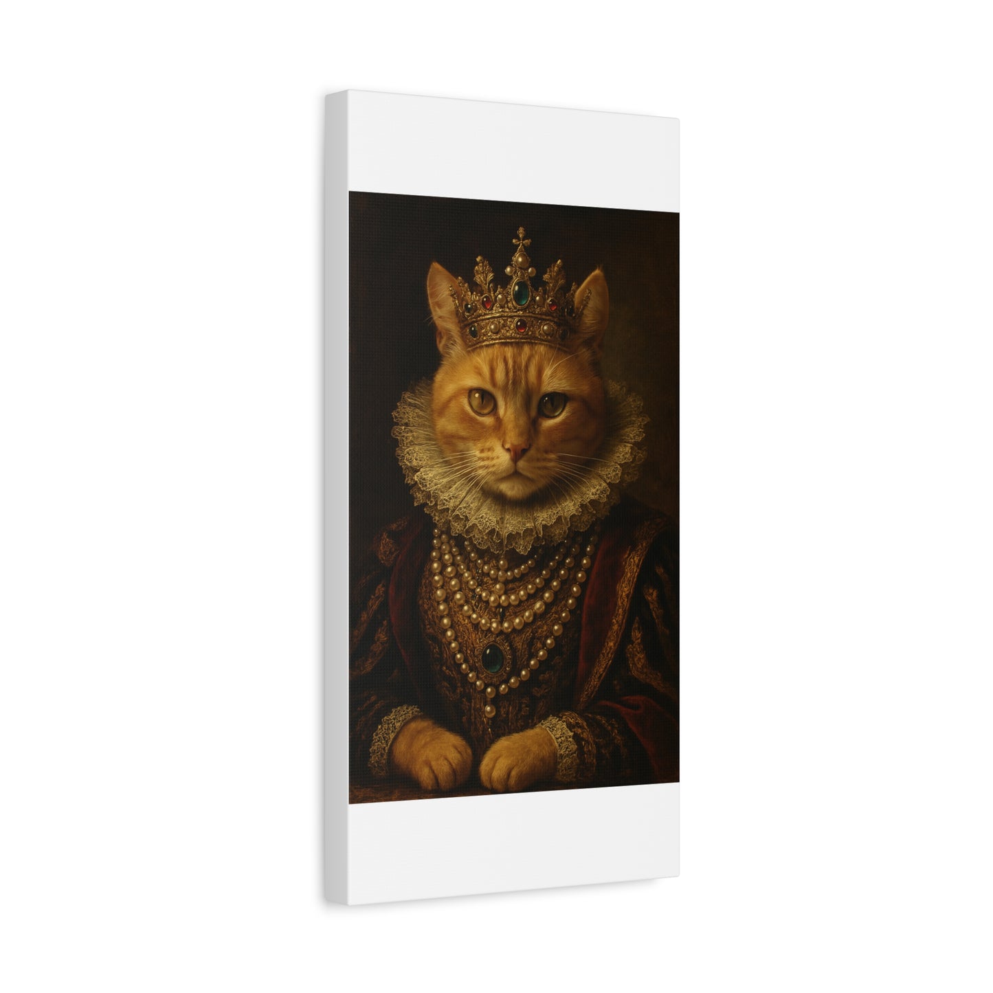 The Royal Pawtrait – Custom Pet Canvas, Stretched, 1.25"